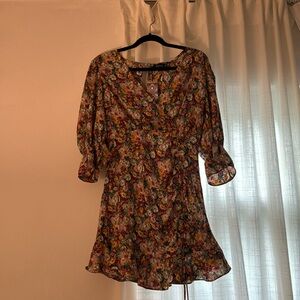 Petite Floral Mini Dress